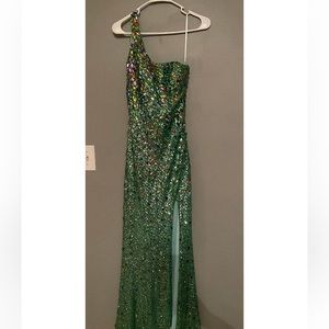 Green prom dress